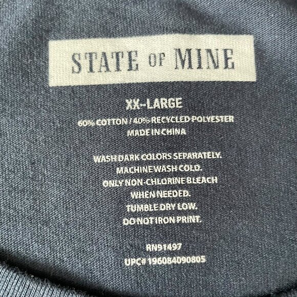 State Of Mine XXL Texas Graphic Tee comfy casual comfy retro style sporty - Picture 3 of 8